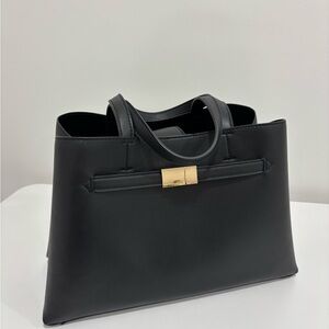 a new day Black Tote with Gold Accent